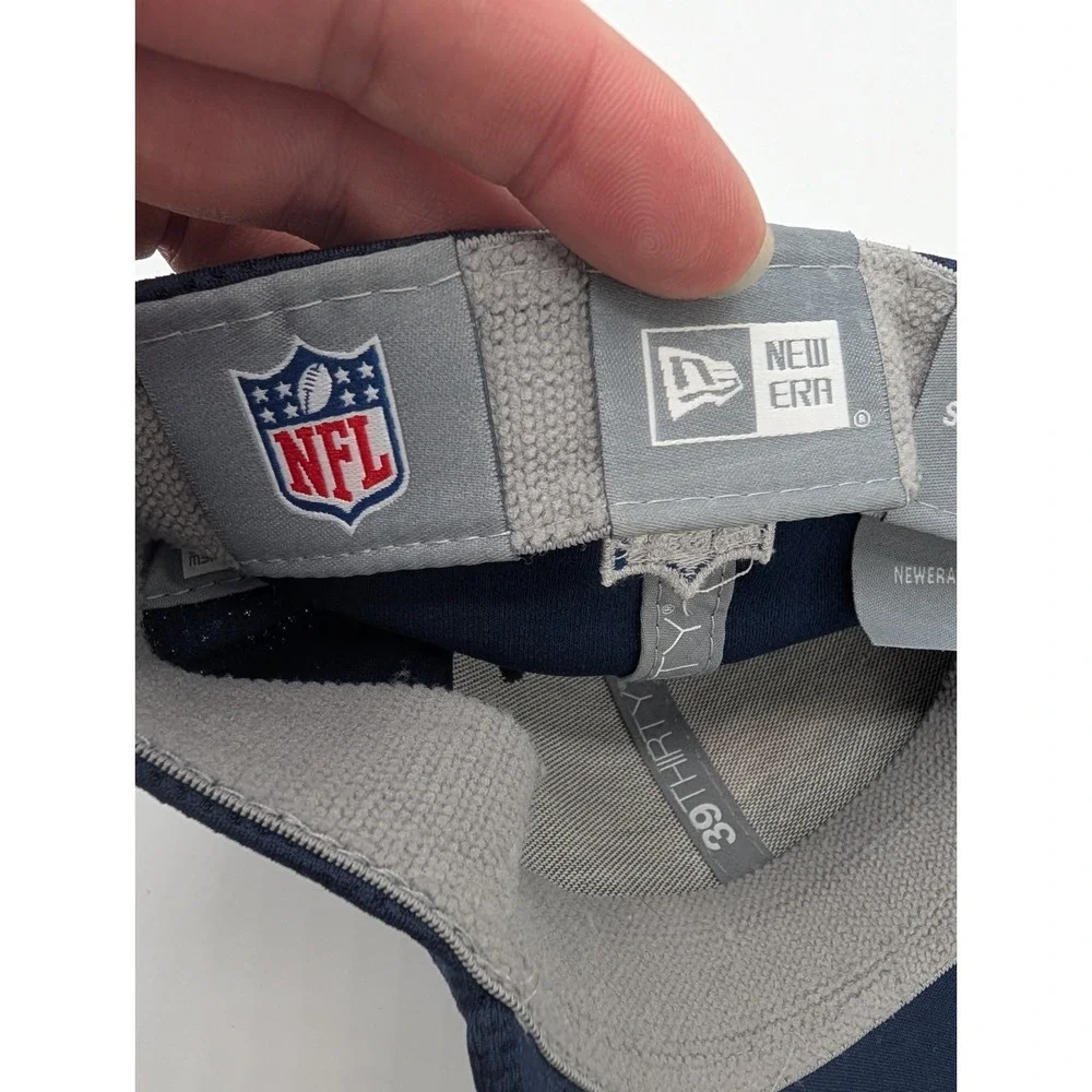 New Era 39Thirty New‎ England Patriots Super Bowl LIII Dark Blue Hat Size S-M